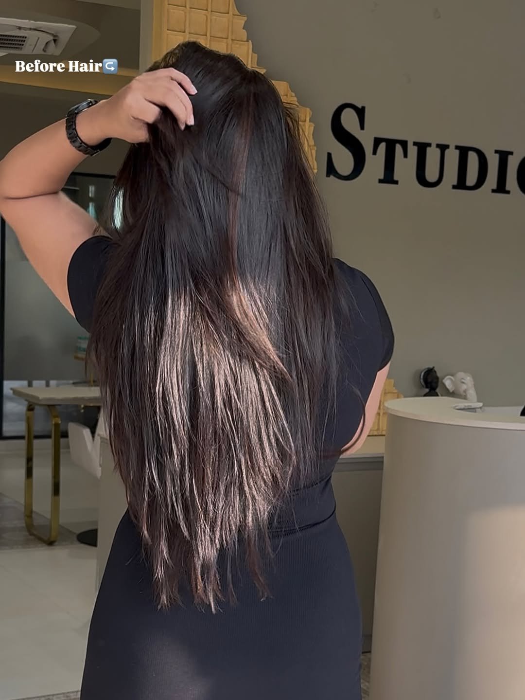 Special Occasion Styling before result at Studio 17