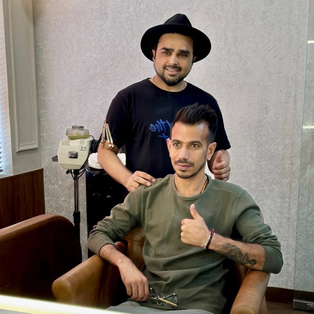 Men's precision fade haircut at Studio 17 Salon DLF Phase 1 Gurgaon